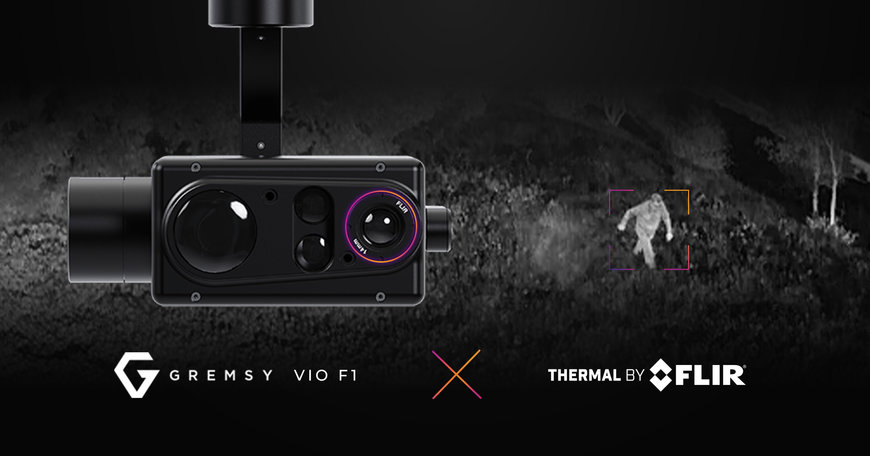 Thermal by FLIR İş Ortağı Gremsy, Kamu Güvenliği ve Endüstriyel Uygulamalar için Vio İHA Faydalı Yükünü Sunuyor